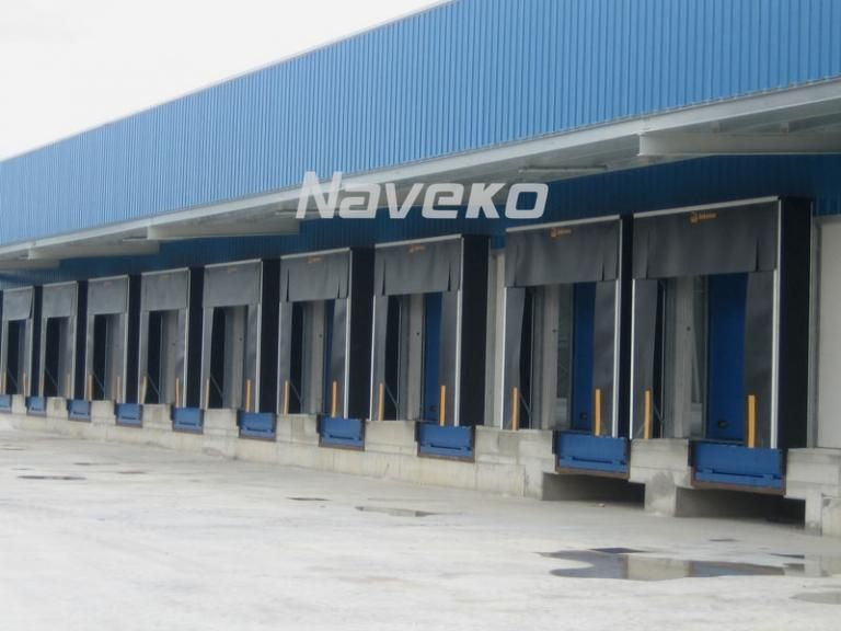 Muelle de carga industria alimentaria